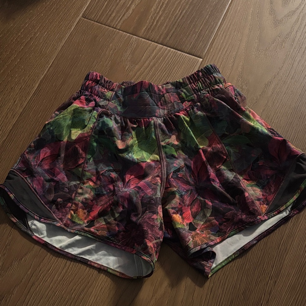 Lululemon size 2, 4 inch colorful Shorts
